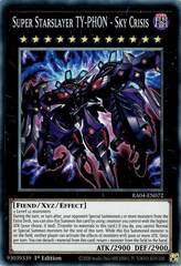 Super Starslayer TY-PHON - Sky Crisis - RA04-EN072 - (PCR) Prismatic Collector's Rare - 1st Edition
